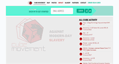 Desktop Screenshot of cubemovement.com