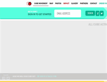 Tablet Screenshot of cubemovement.com